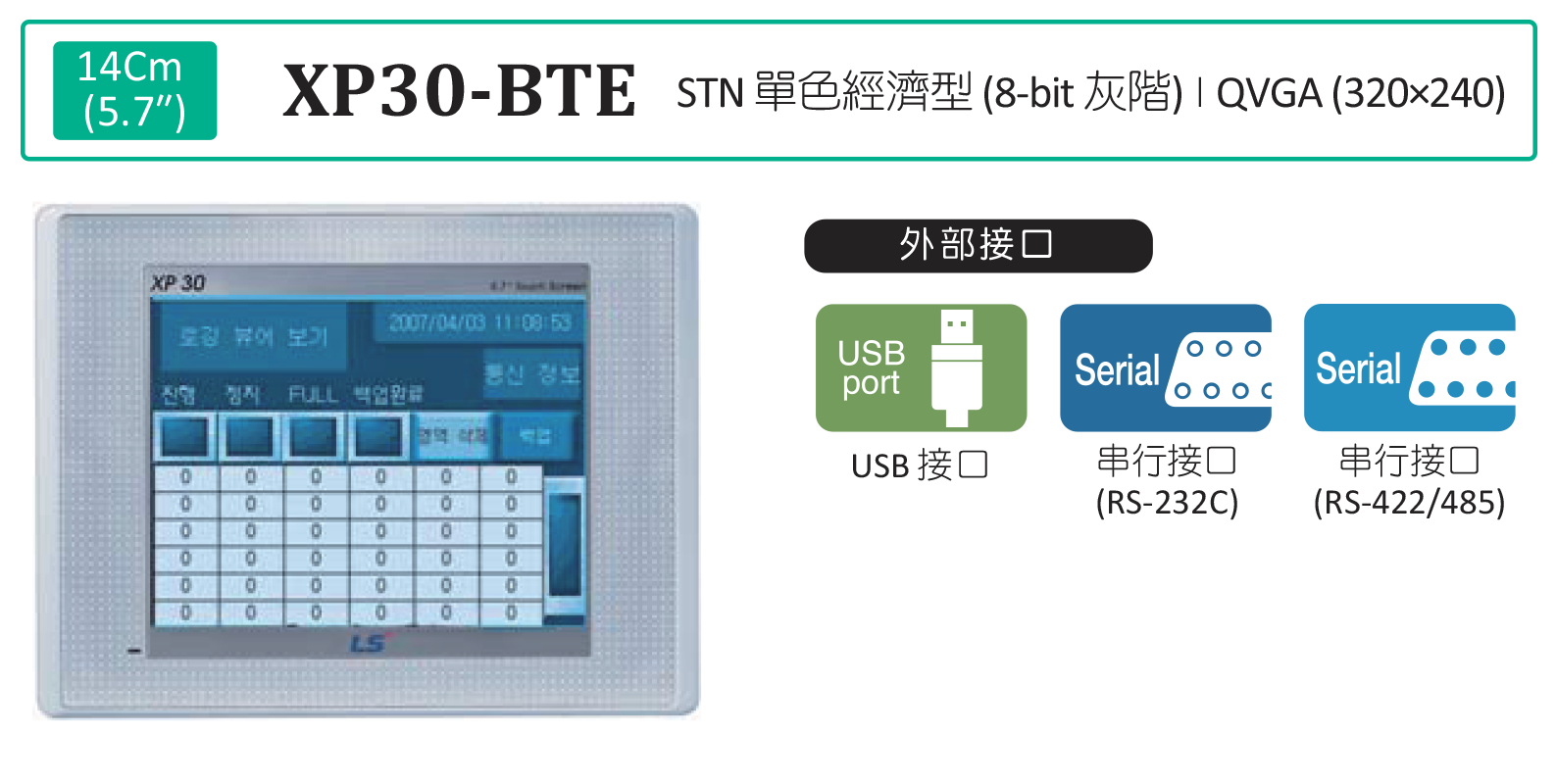 旺科LSIS人機XP30