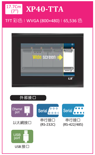 旺科LSIS人機XP40