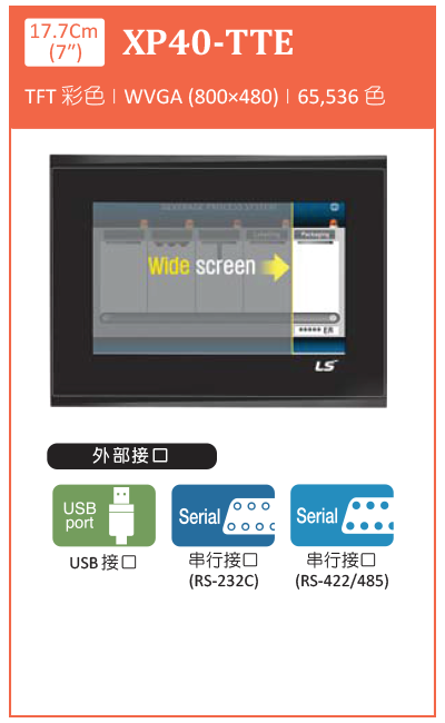 旺科LSIS人機XP40